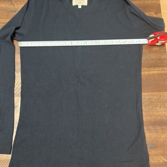 Armani Jeans Navy long sleeve tshirt - Picture 6 of 7